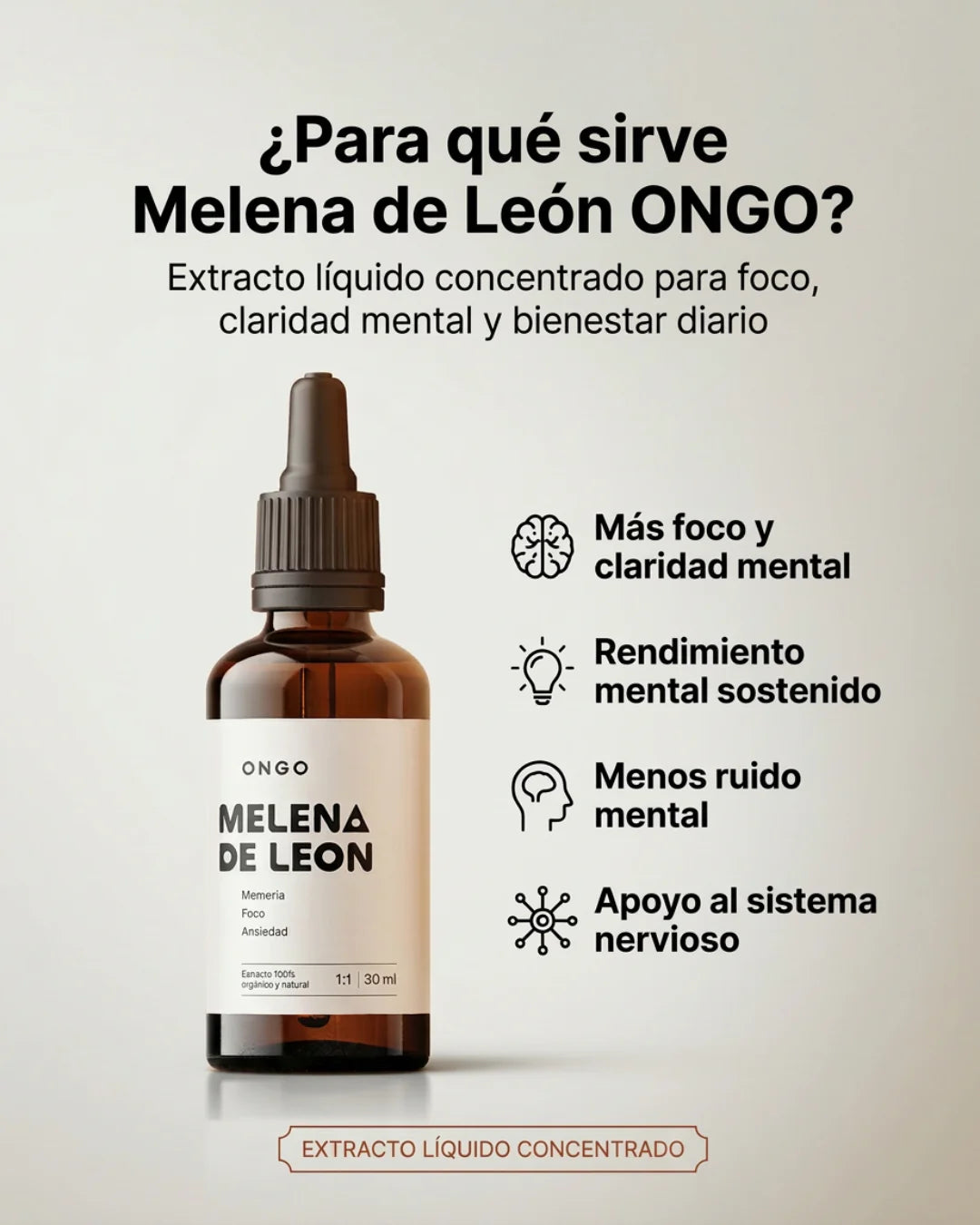 Melena de león en gotas - ONGO